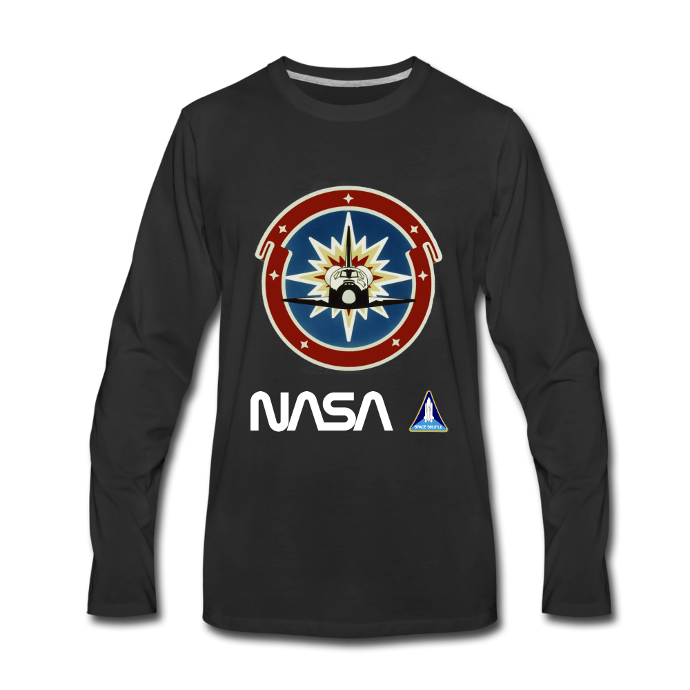 NASA Shuttle Thrust Long Sleeve - black