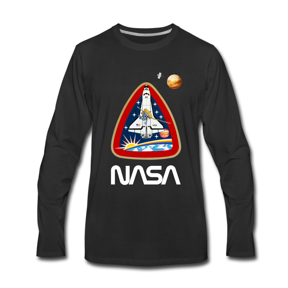NASA Galileo Launch Long Sleeve - black