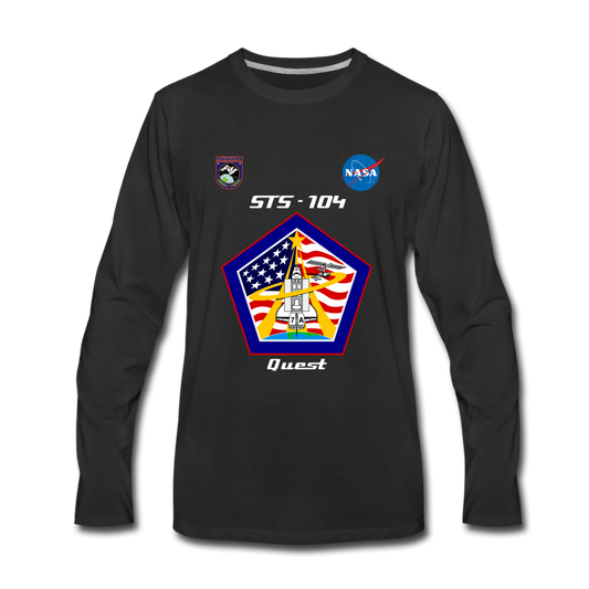 NASA ISS Mission 104 Quest - black