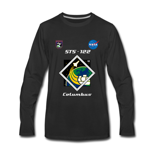 NASA ISS Mission 122 Columbus - black