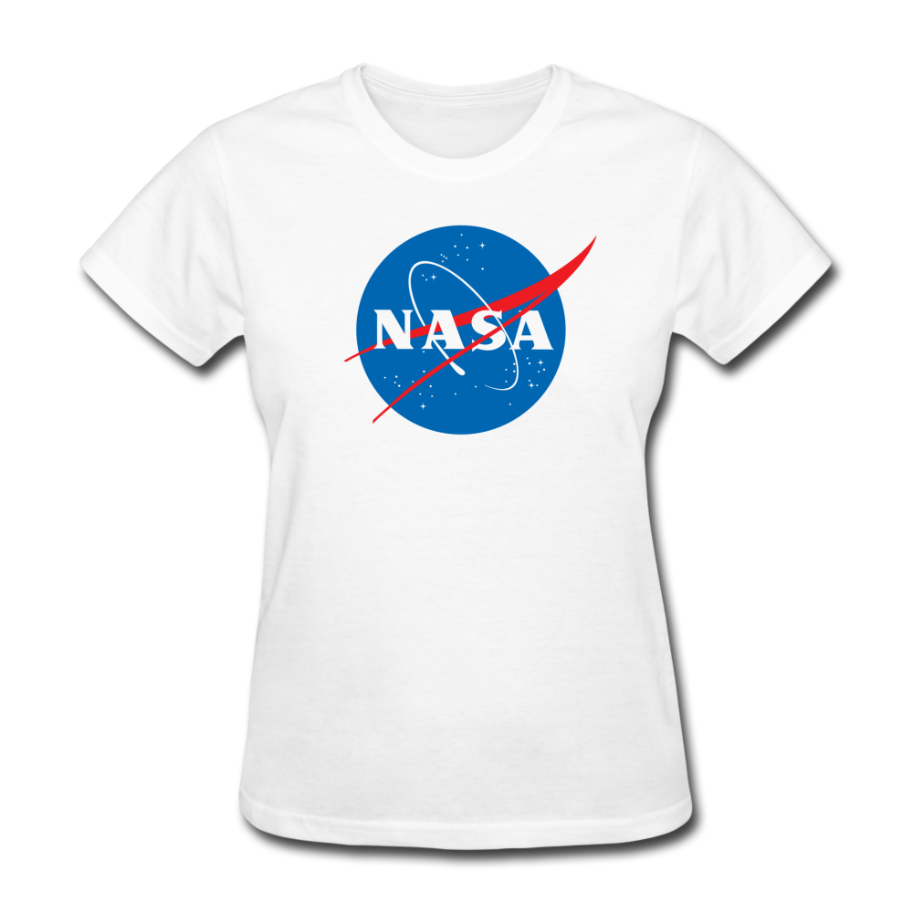 NASA Insignia Meatball Logo Women's Tee - white
