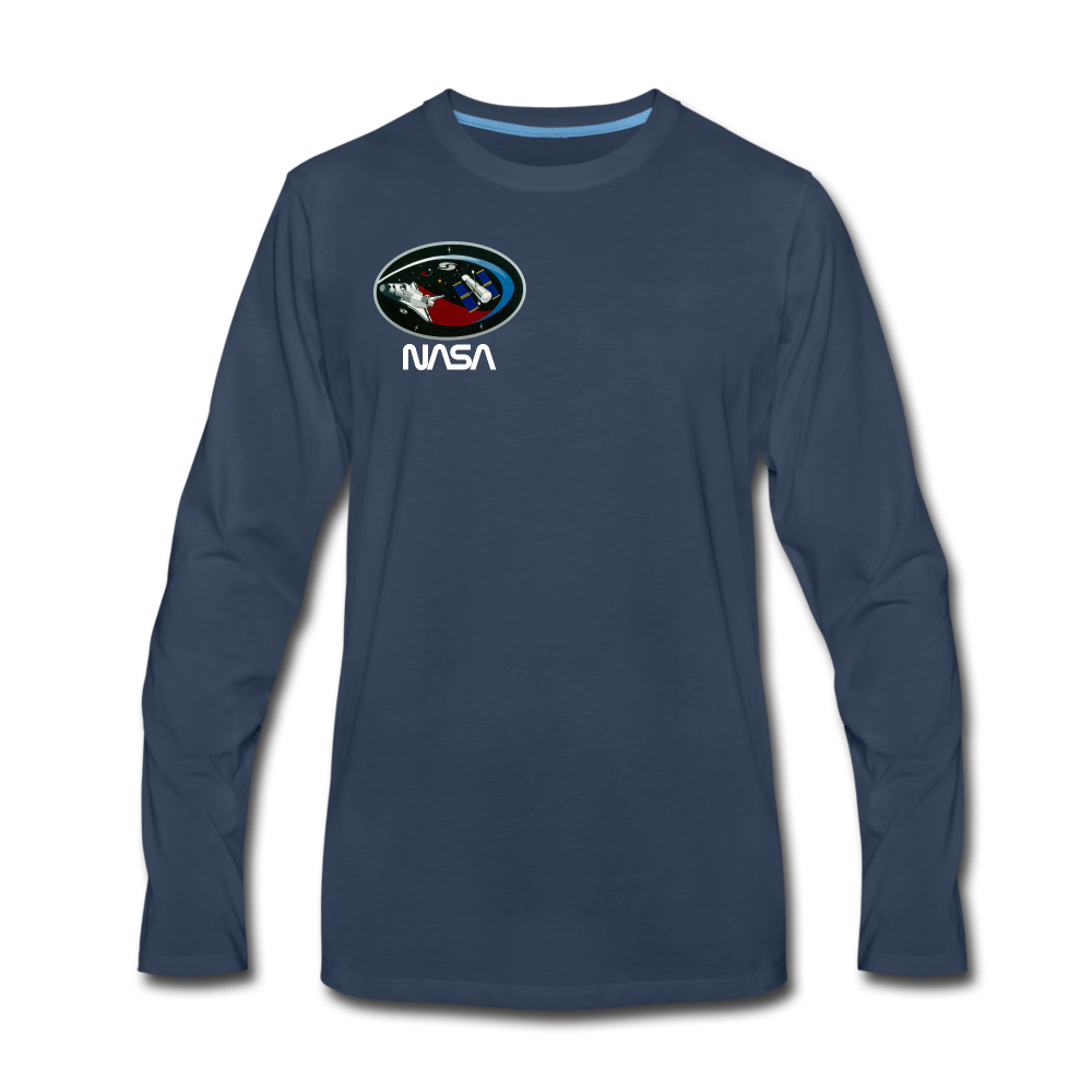Men's Premium Long Sleeve T-Shirt - navy