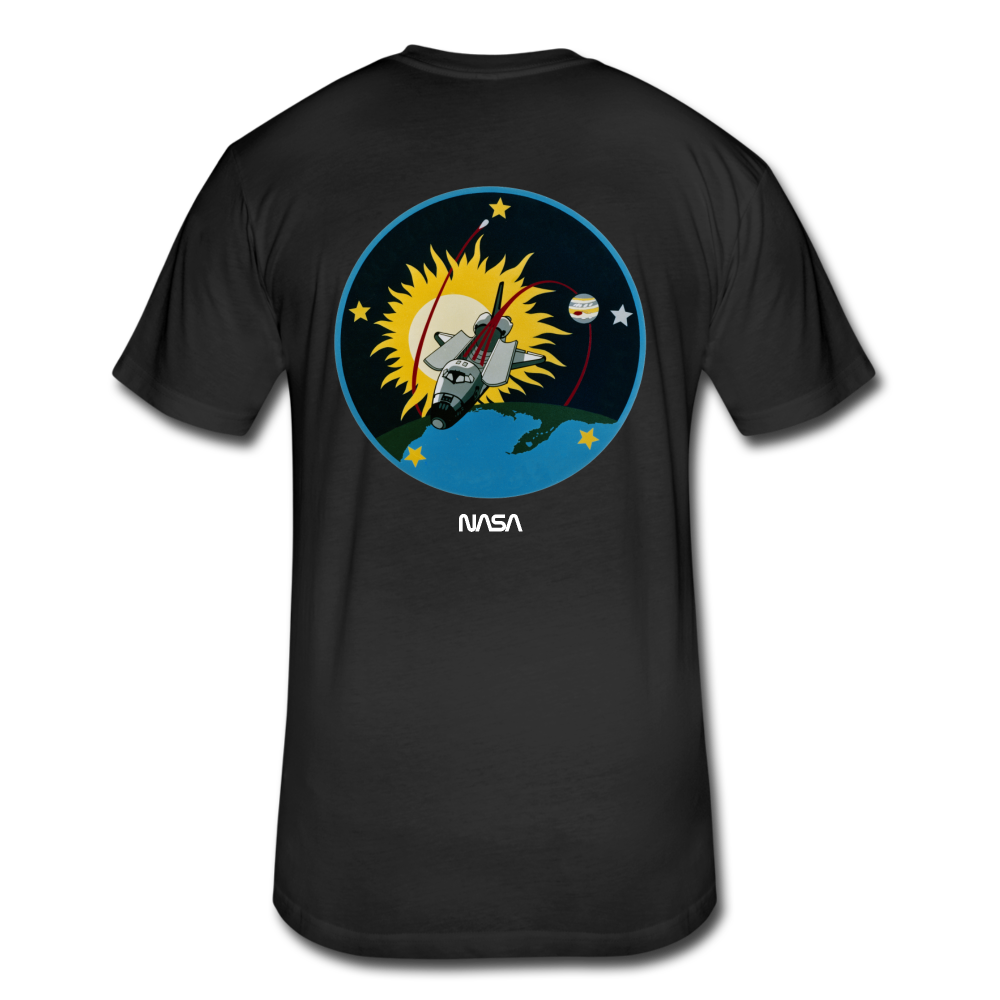 Fitted Cotton/Poly T-Shirt by Next Level - black