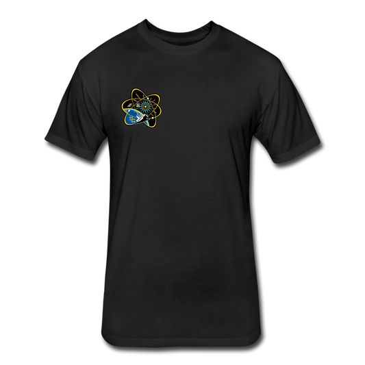 Fitted Cotton/Poly T-Shirt by Next Level - black