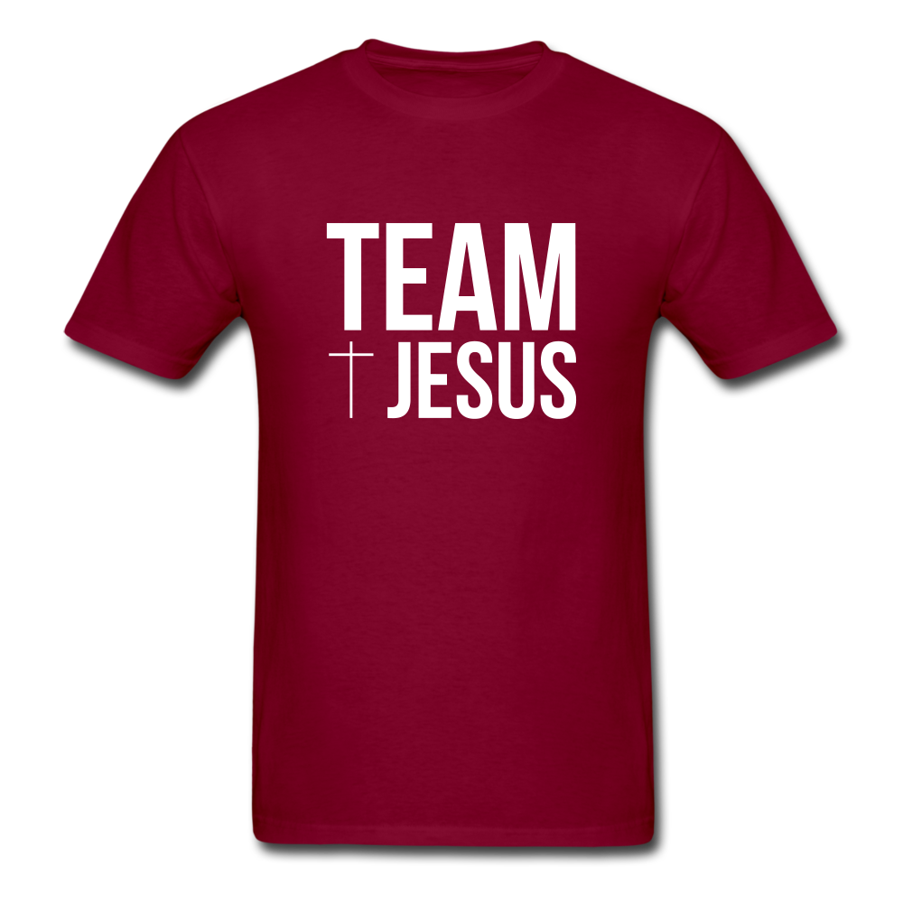 Team Jesus Tee - burgundy