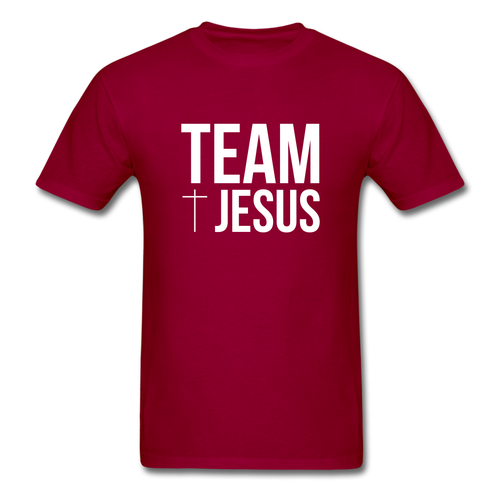 Team Jesus Tee - dark red