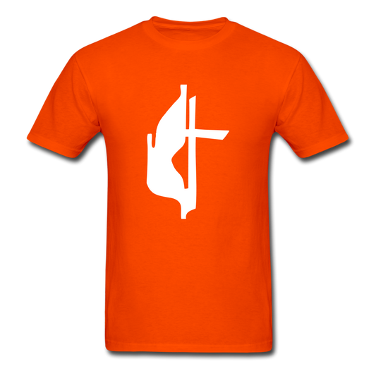 Methodist Cross Tee Dark - orange