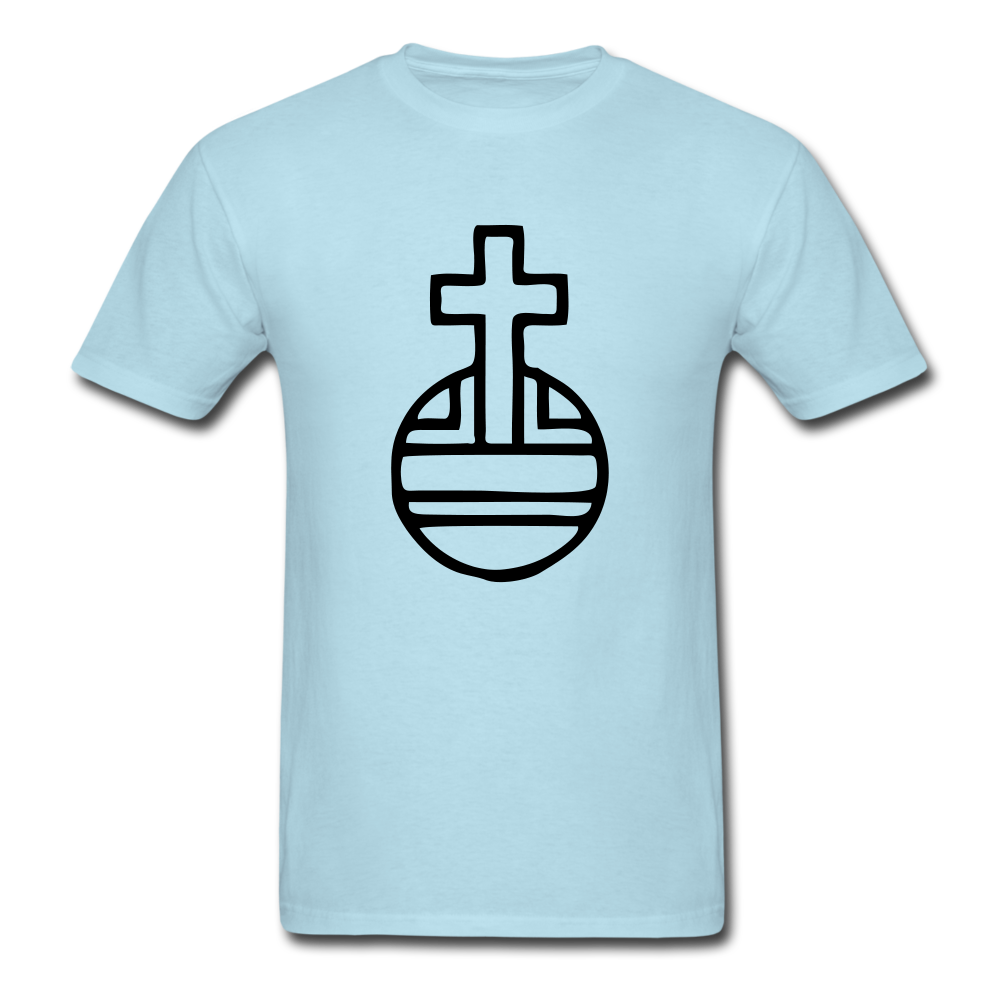 Sovereignty Cross Tee Bright - powder blue