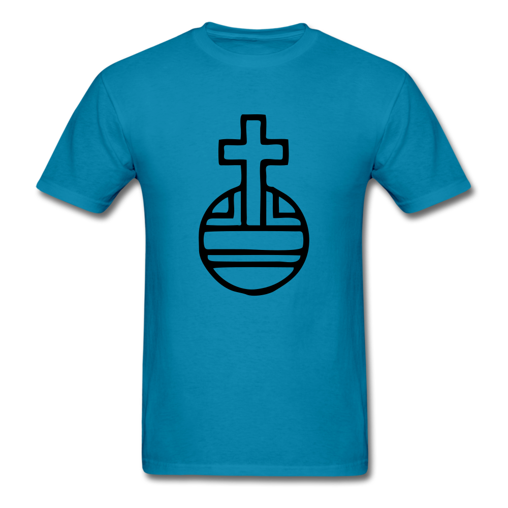 Sovereignty Cross Tee Bright - turquoise