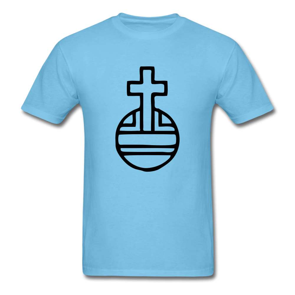 Sovereignty Cross Tee Bright - aquatic blue