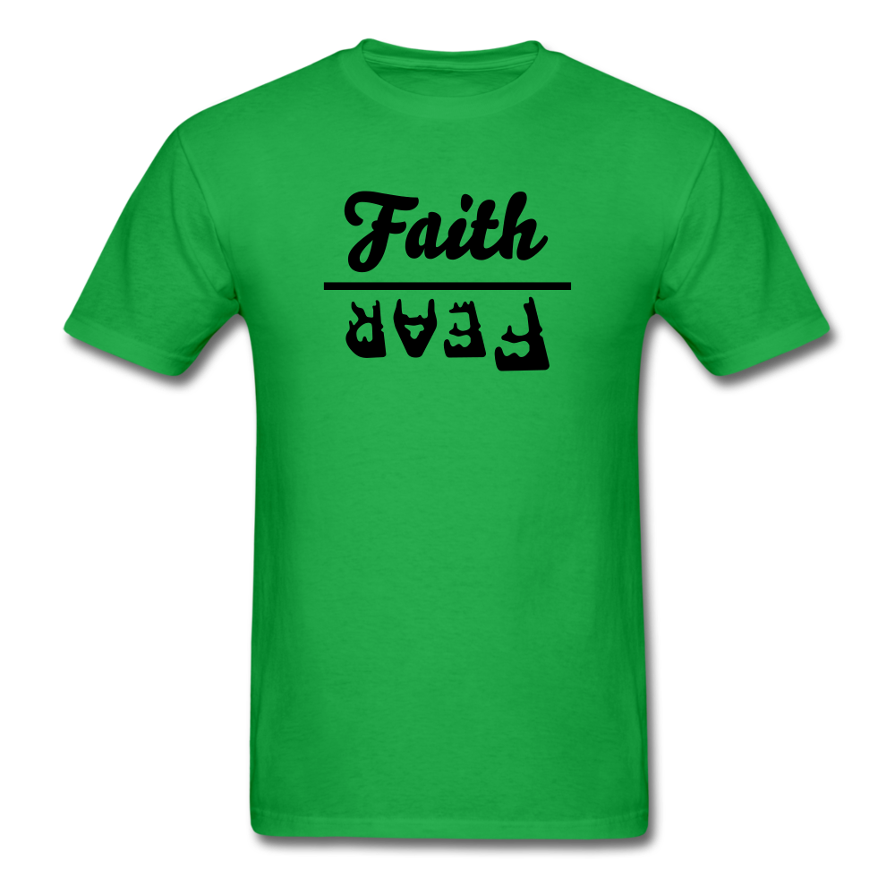 Faith over Fear Tee Bright - bright green