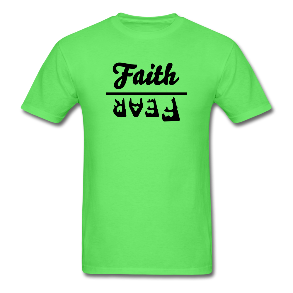 Faith over Fear Tee Bright - kiwi
