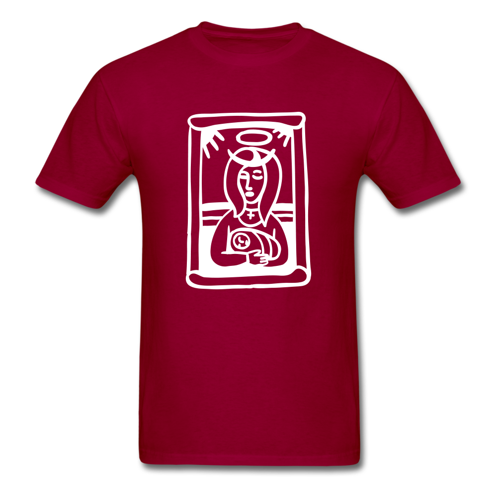 Mother Mary Tee Dark - dark red