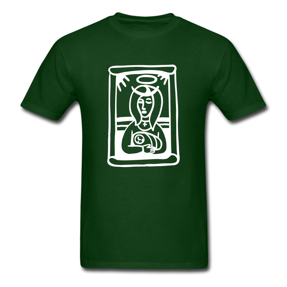 Mother Mary Tee Dark - forest green