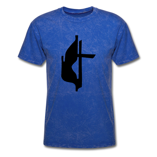 Methodist Cross Mineral Tee - mineral royal