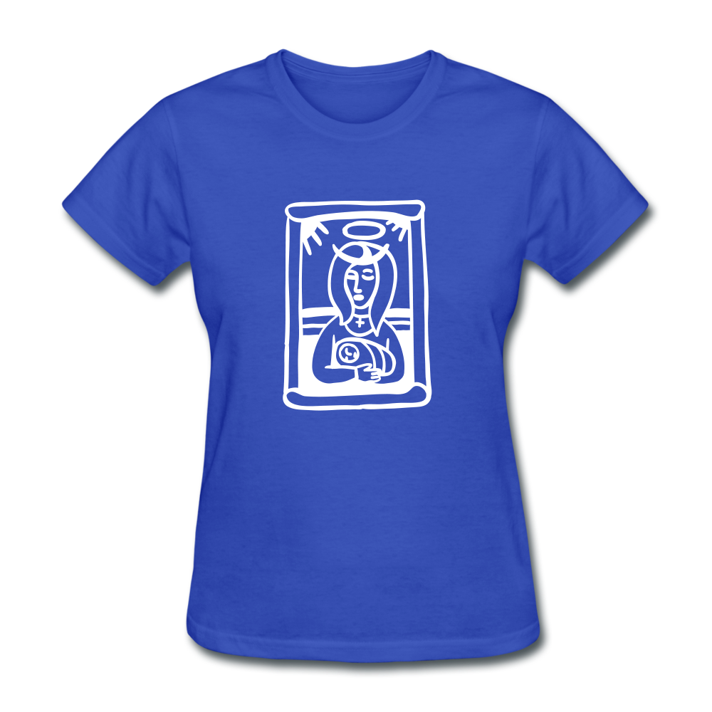 Mother Mary Women's Tee Dark - royal blue