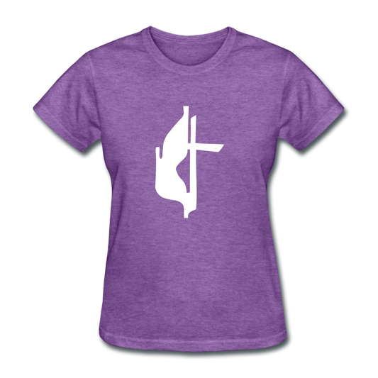 Lutheran Cross Women's Heather Tee - purple heather