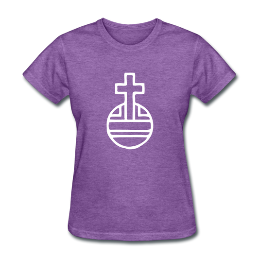 Sovereign Cross Women's Heather Tee - purple heather