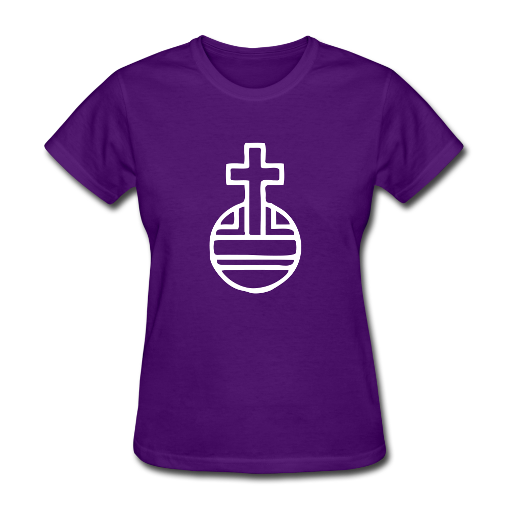 Sovereign Cross Women's Dark Tee - purple