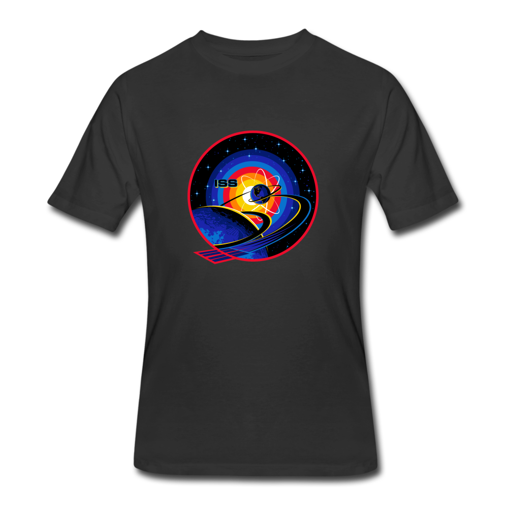 NASA ISS Patch Black T-Shirt - black