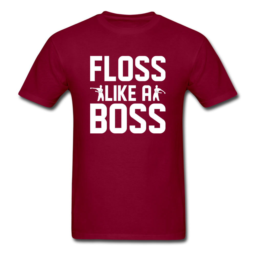Floss Like A Boss Fortnite Video Game T-Shirt - burgundy