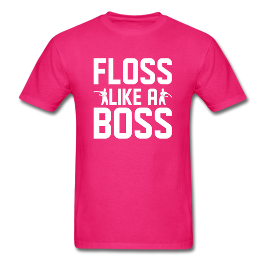 Floss Like A Boss Fortnite Video Game T-Shirt - fuchsia