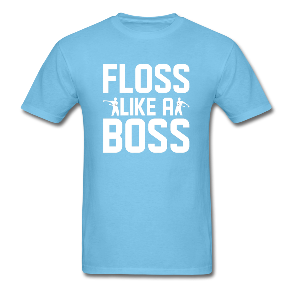 Floss Like A Boss Fortnite Video Game T-Shirt - aquatic blue