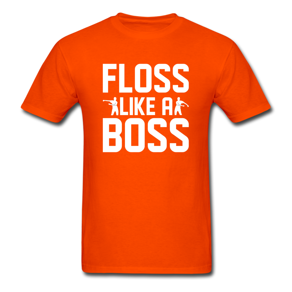 Floss Like A Boss Fortnite Video Game T-Shirt - orange