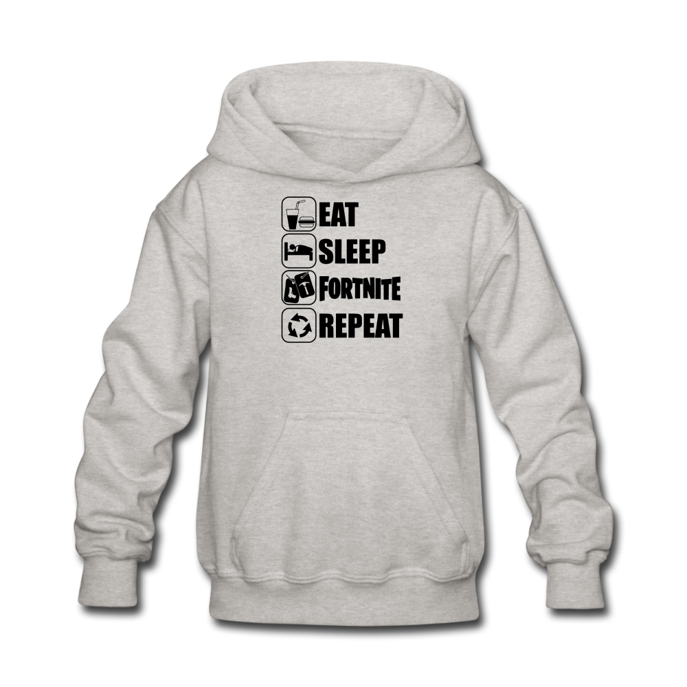Eat Sleep Fortnite Kid's Hoodie Black Design Video Game Sweatshirt SuccessActive More actions Title Description Media Add media from URL Upload file Eat Sleep Fortnite Hoodie White Design Kid's Video Game Sweatshirt - heather gray