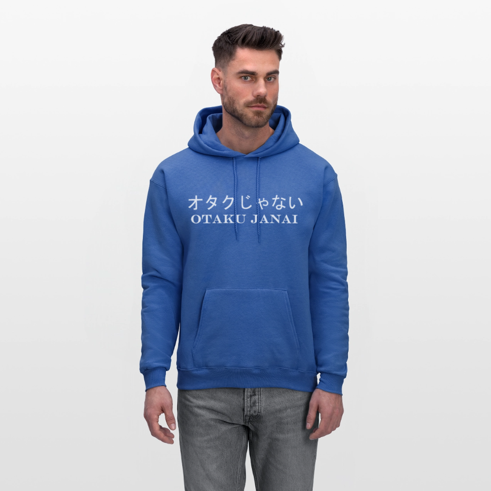 Otaku Janai Japanese English Anime Premium Unisex Hoodie Sweatshirt - royal blue