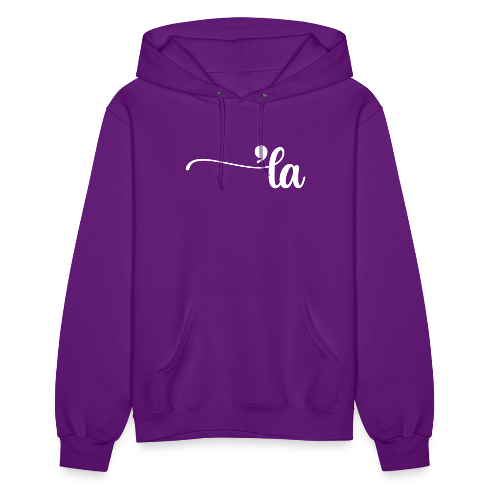 Comma La Kamala Harris Punctuation Women's Hoodie - purple