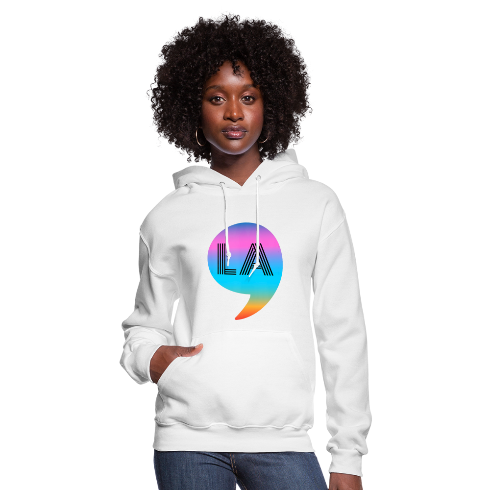 Comma La Kamala Harris Rainbow Women's Hoodie - white