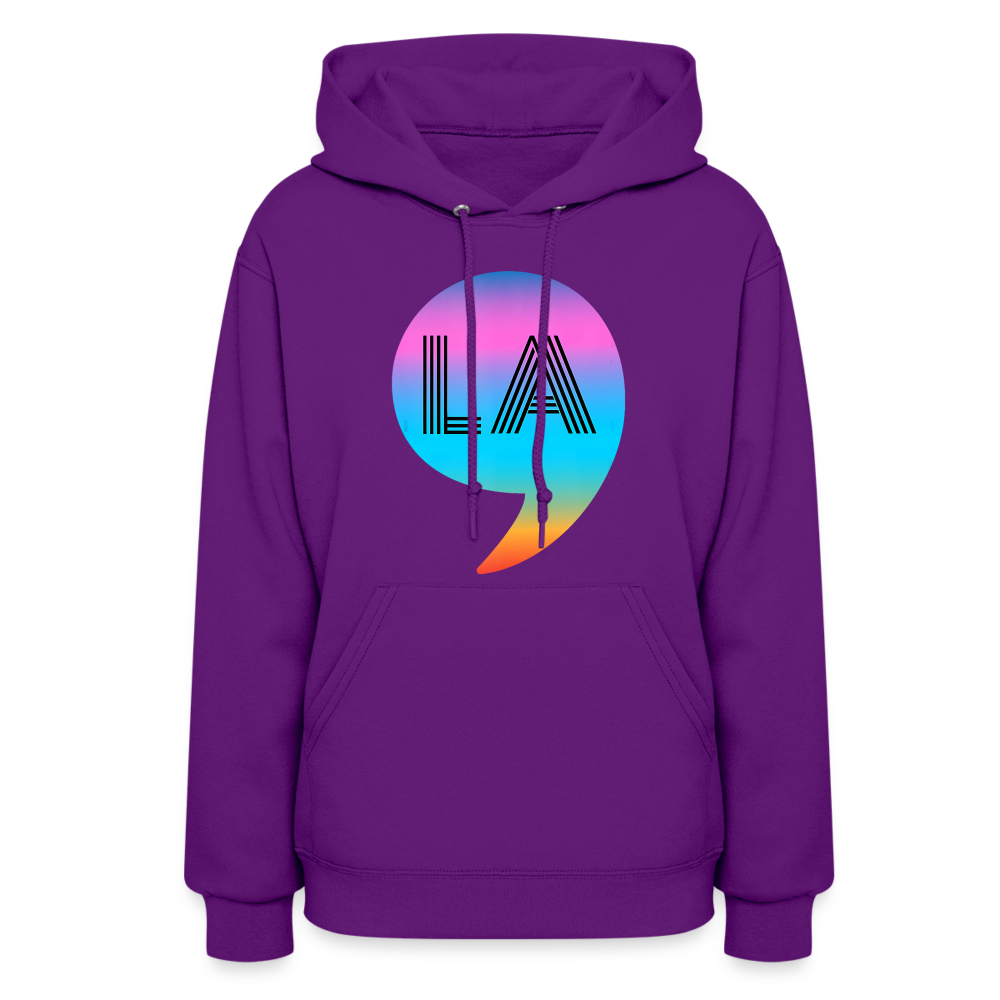 Comma La Kamala Harris Rainbow Women's Hoodie - purple