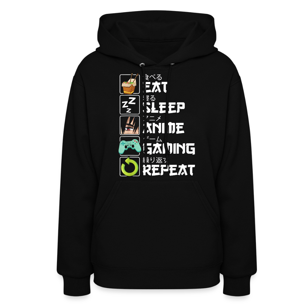 Test Women's Hoodie - black