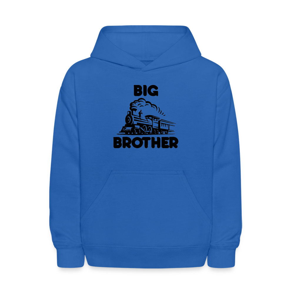 Youth Big Brother Train Hoodie Sweatshirt - royal blue