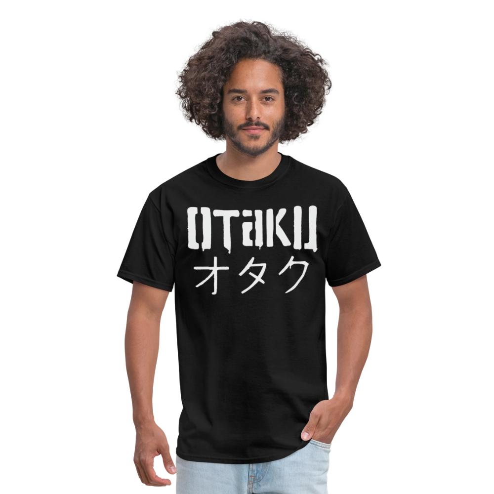 Otaku Japanese Anime Premium Unisex T-Shirt - black
