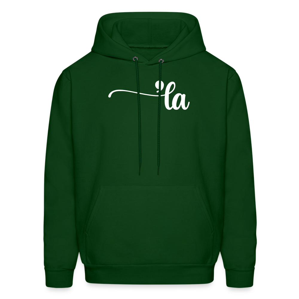 Comma La Kamala Harris Punctuation Unisex Hoodie - forest green
