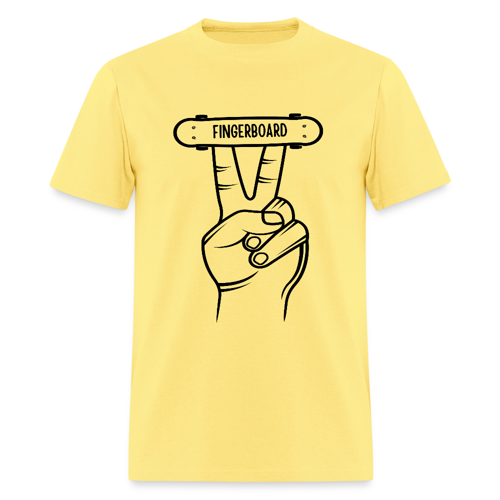 Fingerboard Funny Unisex T-Shirt - cornsilk