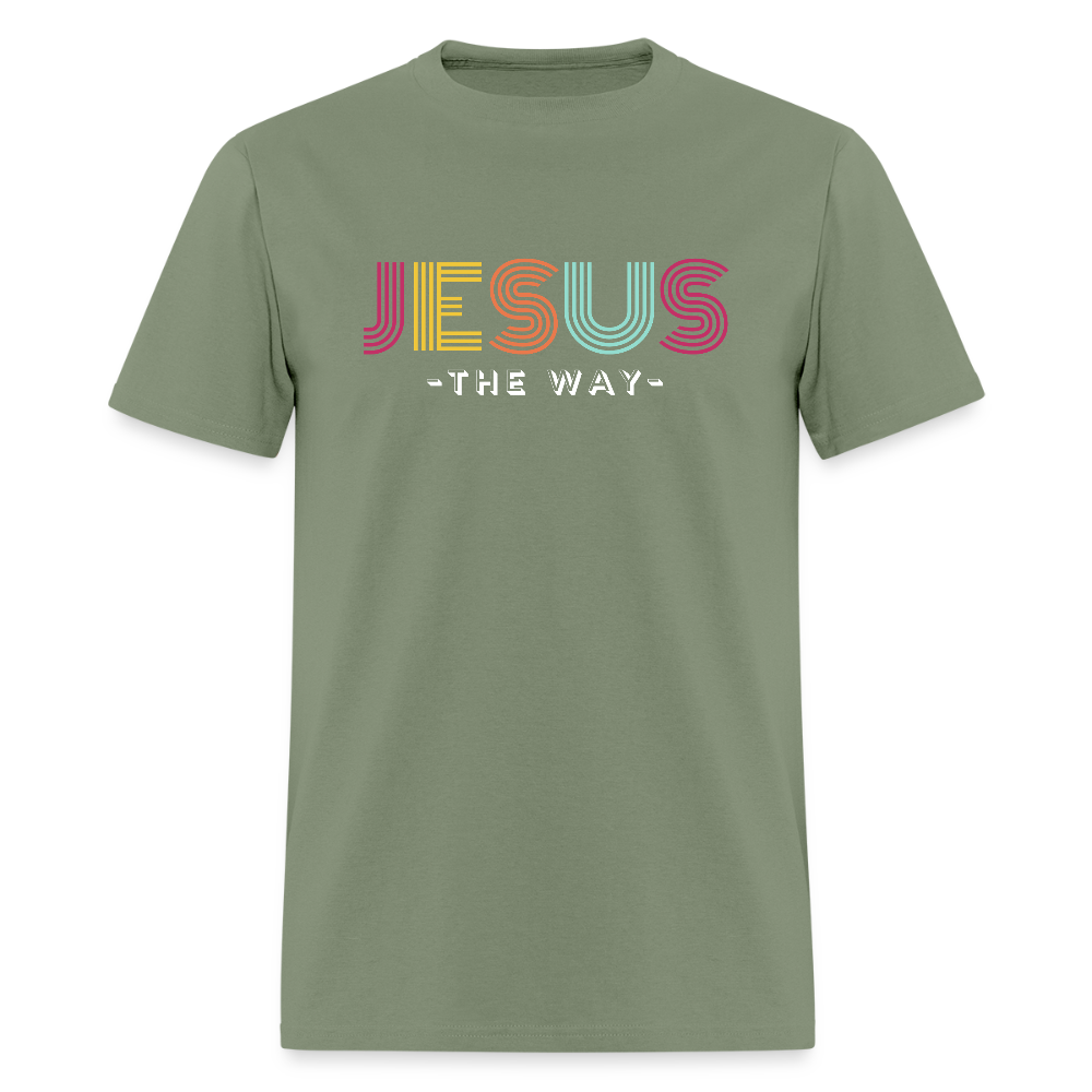 Jesus The Way Christian Unisex Classic T-Shirt - military green