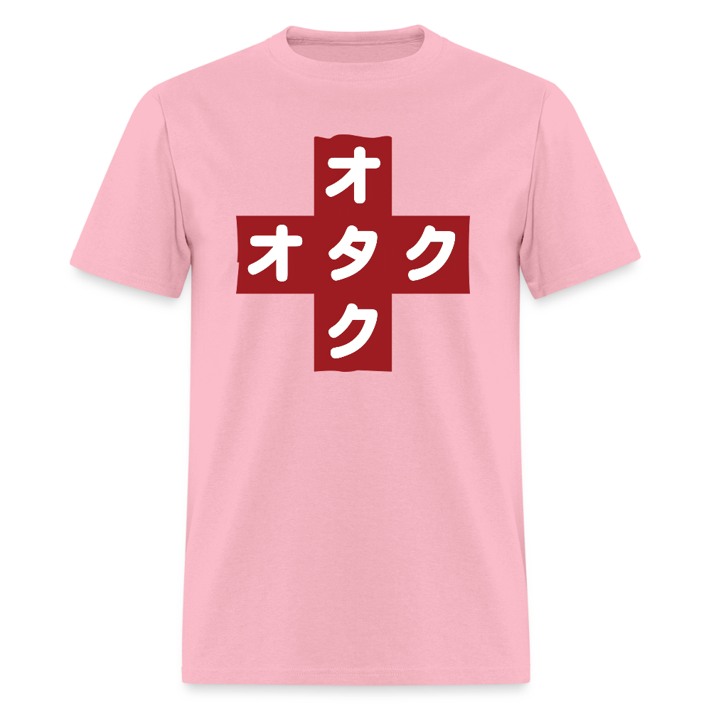 Otaku Red Cross Anime Premium Unisex T-Shirt - pink