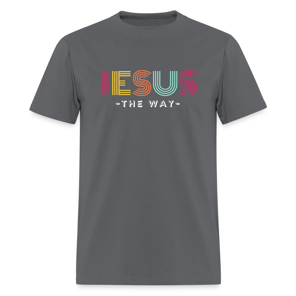 Jesus The Way Christian Unisex Classic T-Shirt - charcoal
