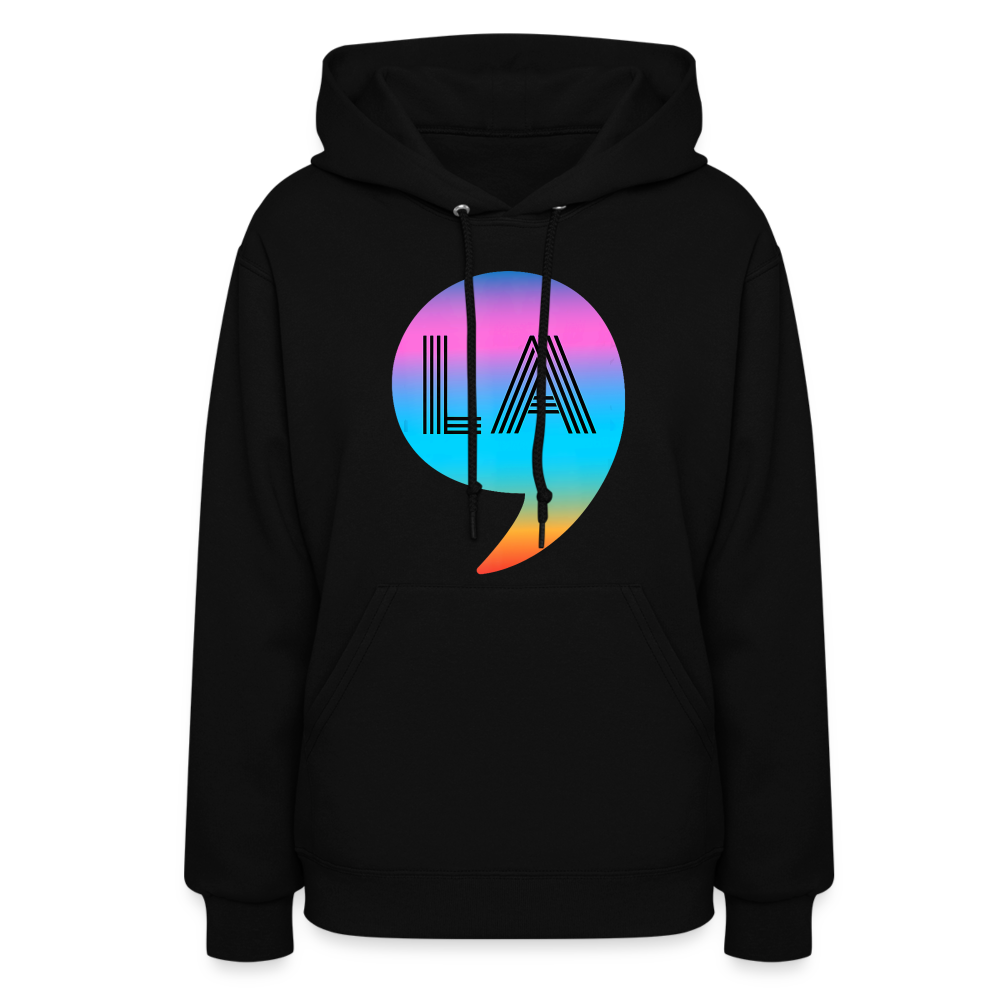 Comma La Kamala Harris Rainbow Women's Hoodie - black