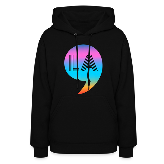 Comma La Kamala Harris Rainbow Women's Hoodie - black