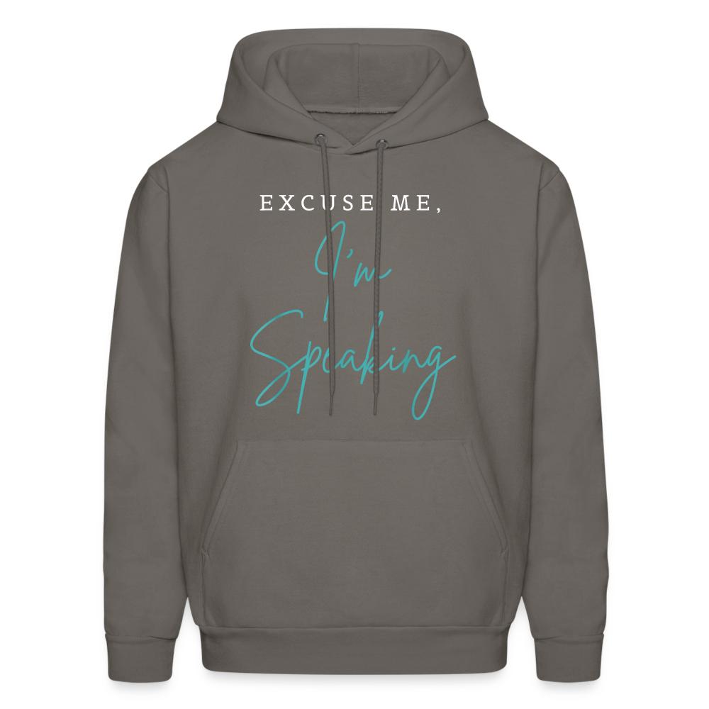 Kamala Harris Excuse Me I'm Speaking President 2024 Unisex Hoodie - asphalt gray