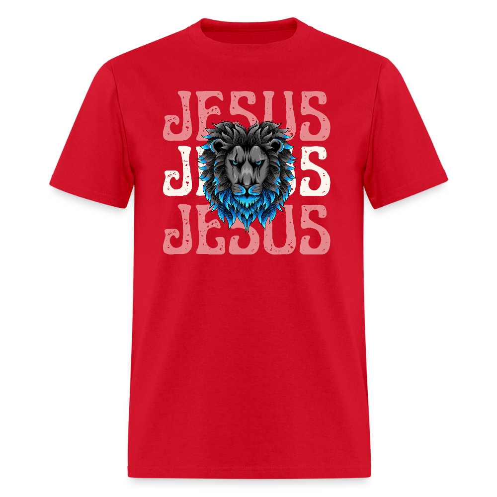 Jesus Lion Christian Unisex Classic T-Shirt - red