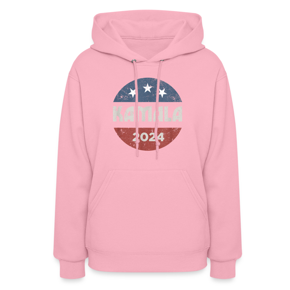 Kamala Harris 2024 For President Women's Hoodie - classic pink