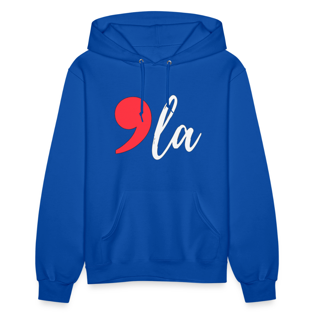 Kamala Harris 2024 President Comma La Women's Hoodie - royal blue
