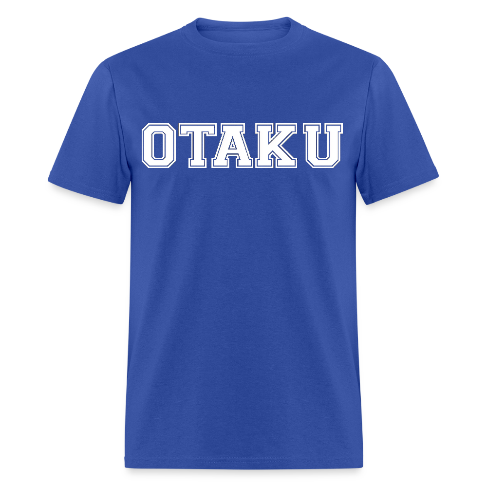 Otaku Bold Anime Premium Unisex T-Shirt - royal blue