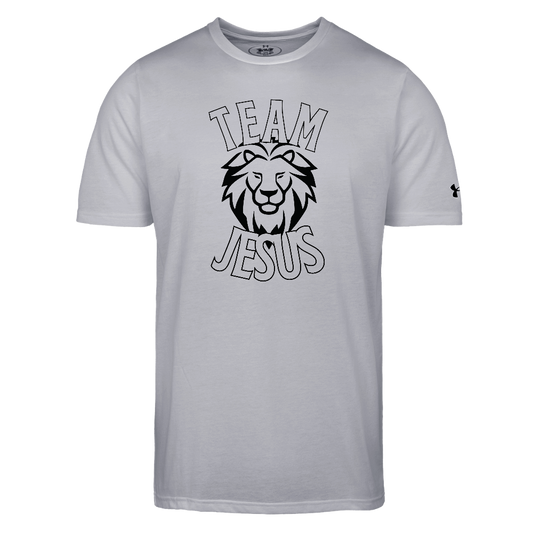 Team Jesus Authentic Under Armour Men's Athletic 2.0 Christian T-Shirt - gray