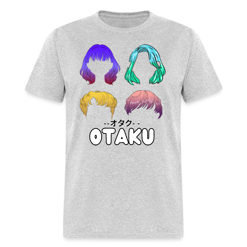 Otaku English Japanese Anime Premium Unisex T-Shirt - heather gray